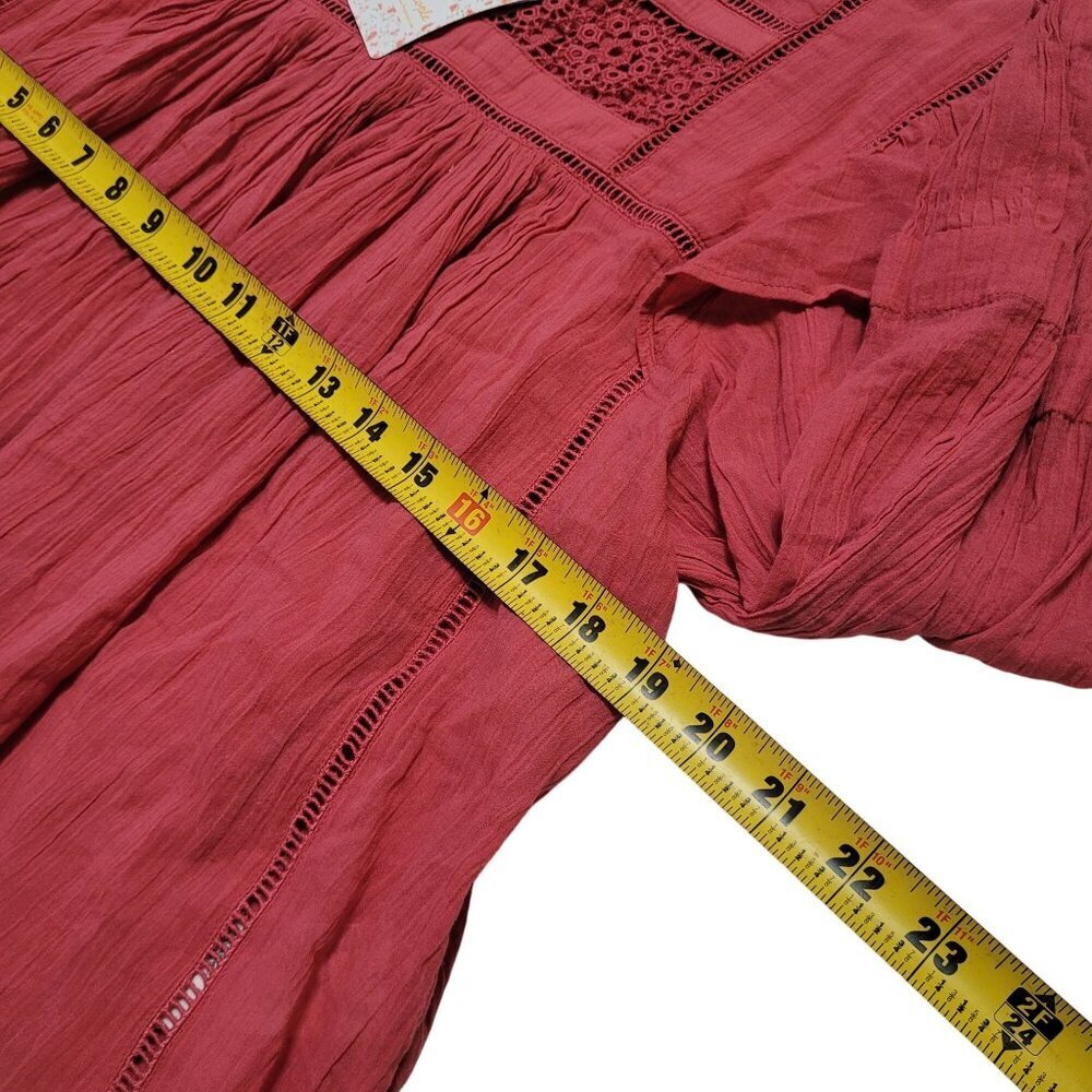 Free People Pink Blouse - Picture 6 of 7